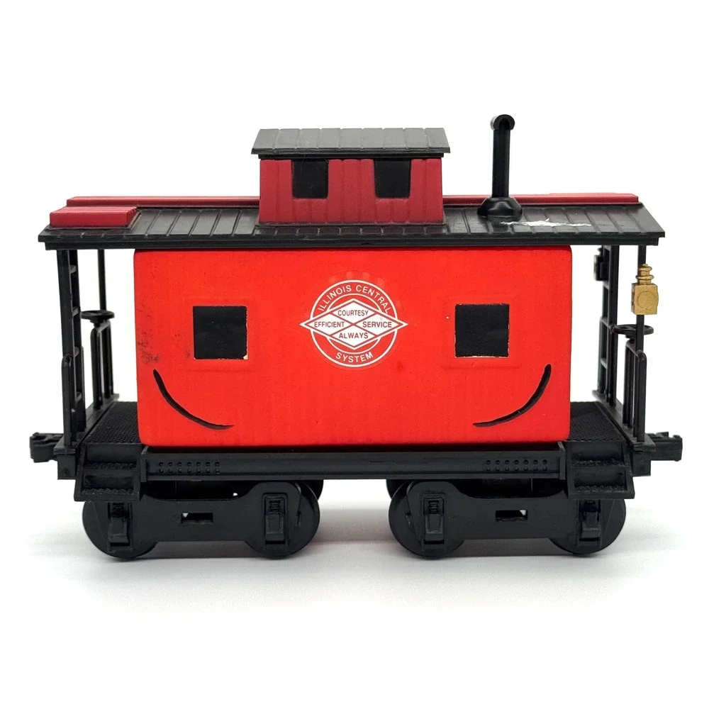 Jim Beam Casey Jones Caboose Empty Decanter Red Vintage Train Original Box